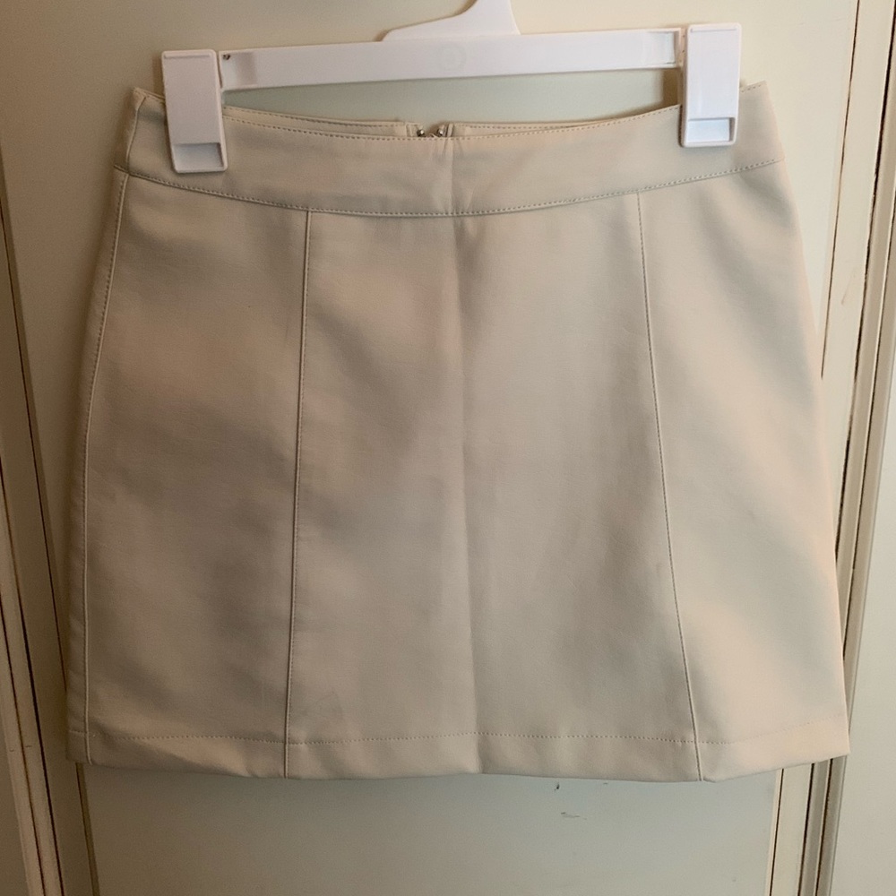 Cream Forever 21 Skirt